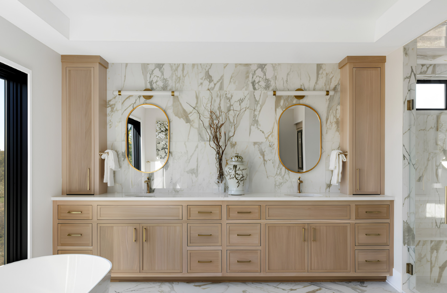 Luxury bathroom remodel by Terra OC