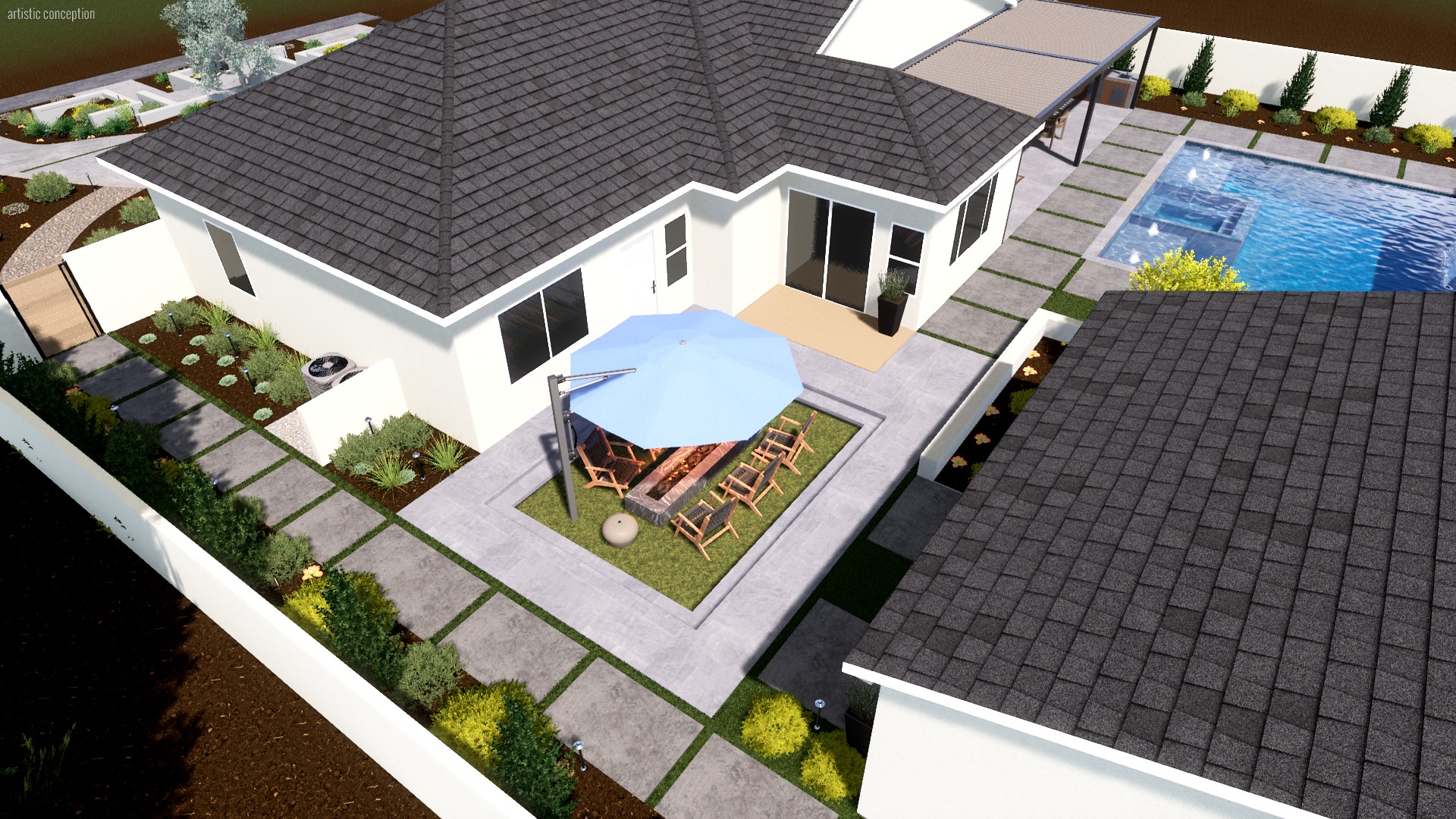 Open plan living